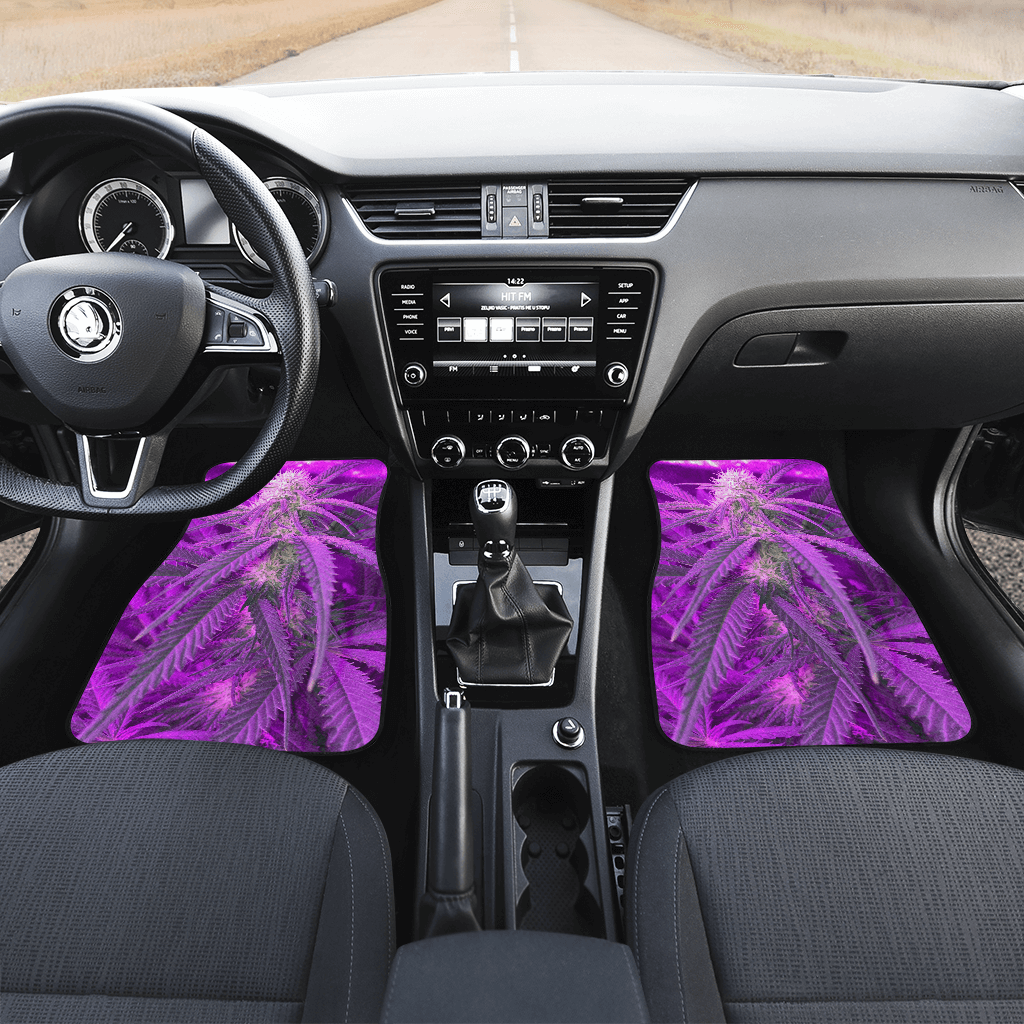 Purple Cannabis Car Floor Mats — view 5