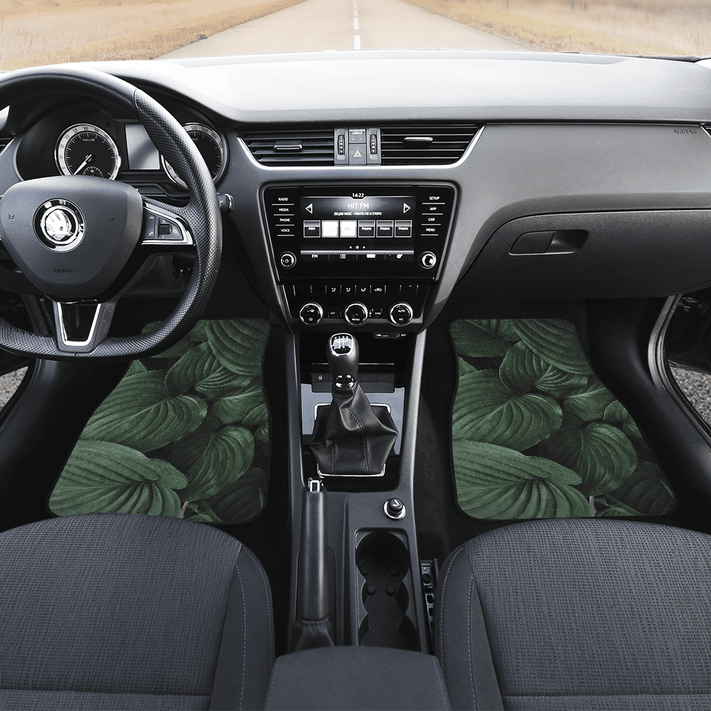 Green Leaves Car Floor Mats — view 2