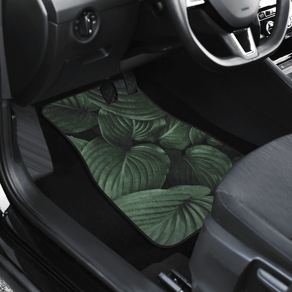 Green Leaves Car Floor Mats — view 3