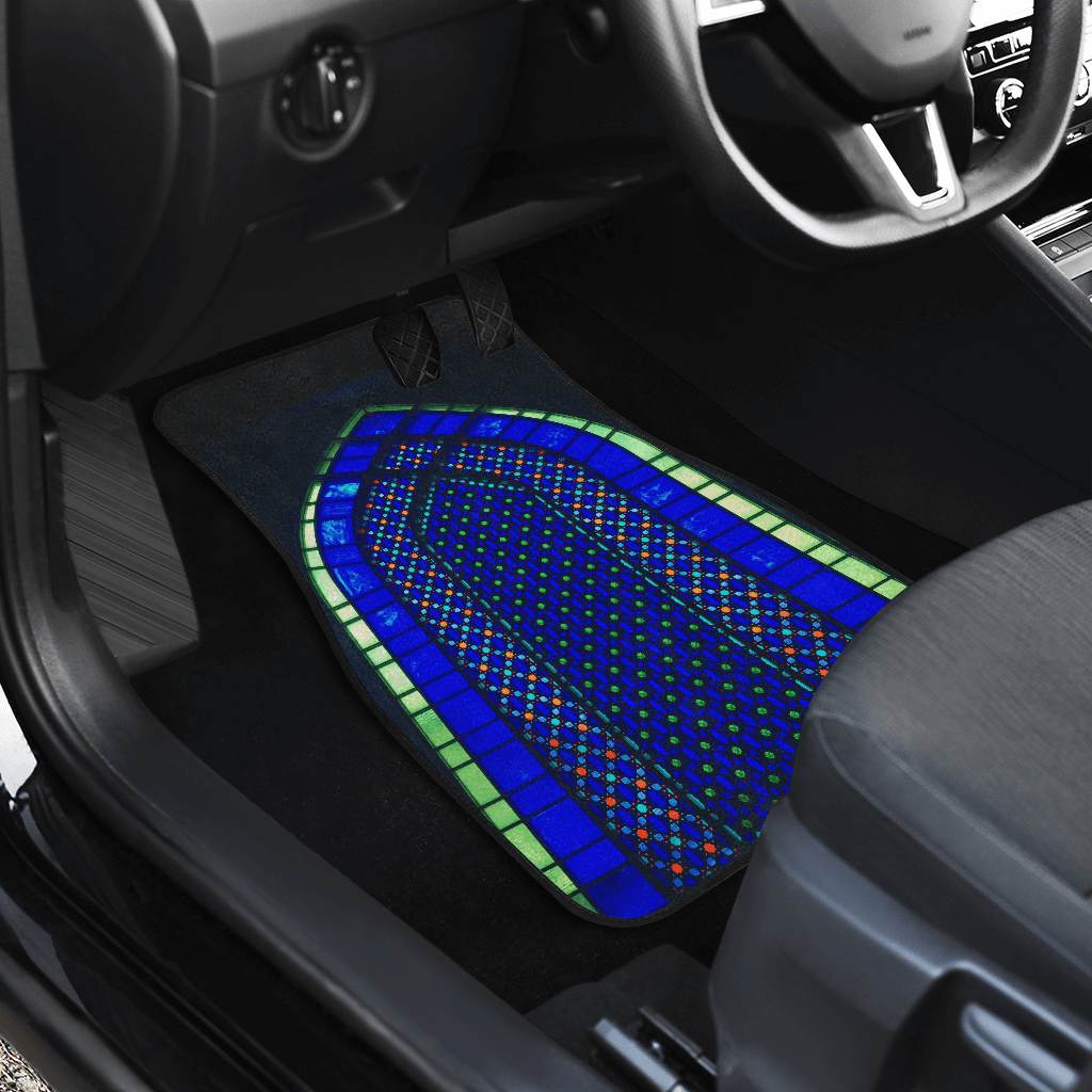 Blue Fresco Car Floor Mats — view 3