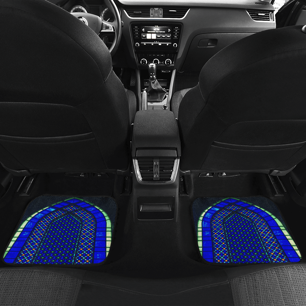 Blue Fresco Car Floor Mats — view 2