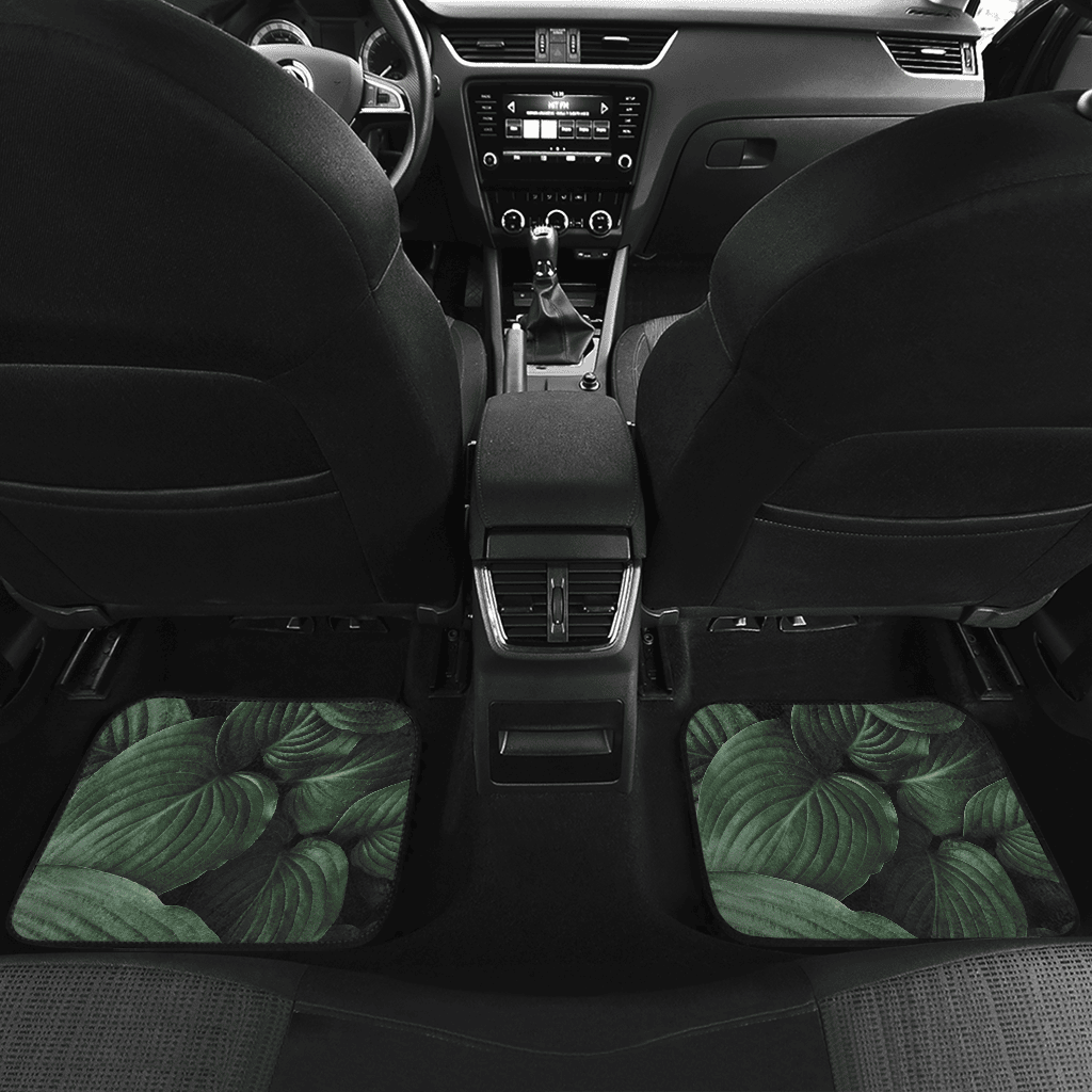 Green Leaves Car Floor Mats — view 5