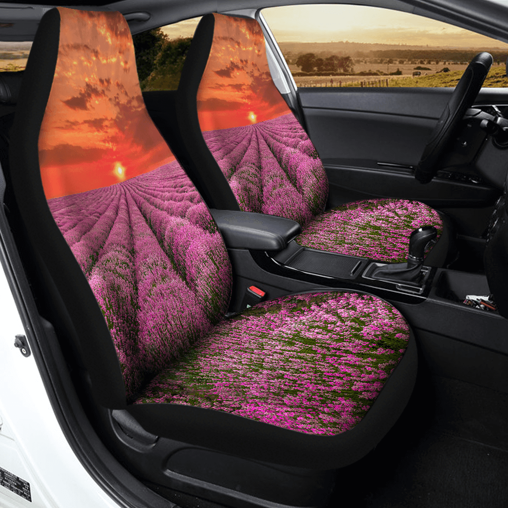 Pink Lavander Car Seat Covers — view 2