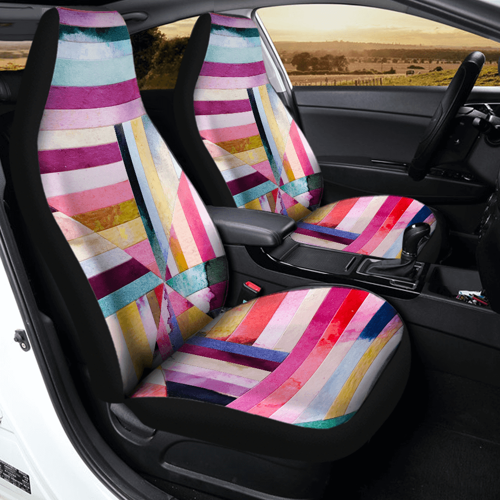 Rainbow Car Seat Covers — view 2