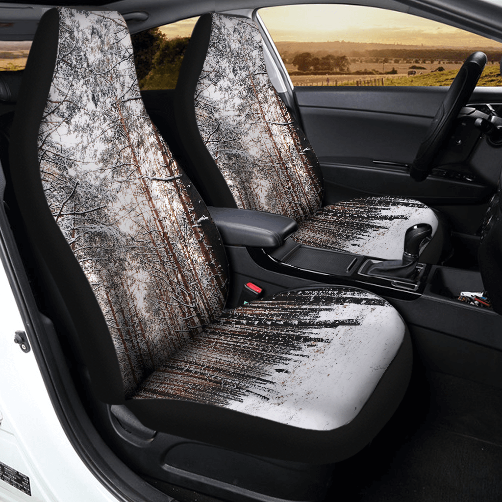 Winter In The Woods Car Seat Covers — view 2