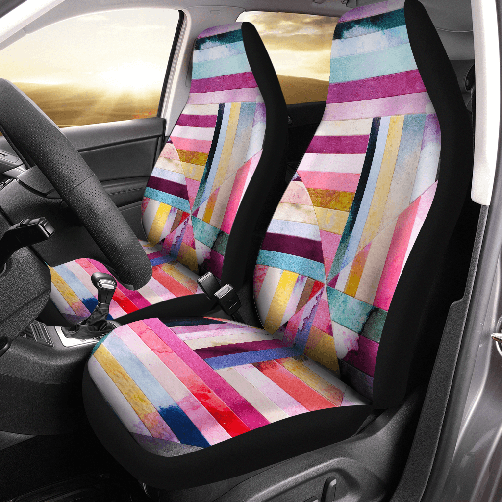 Rainbow Car Seat Covers — view 1