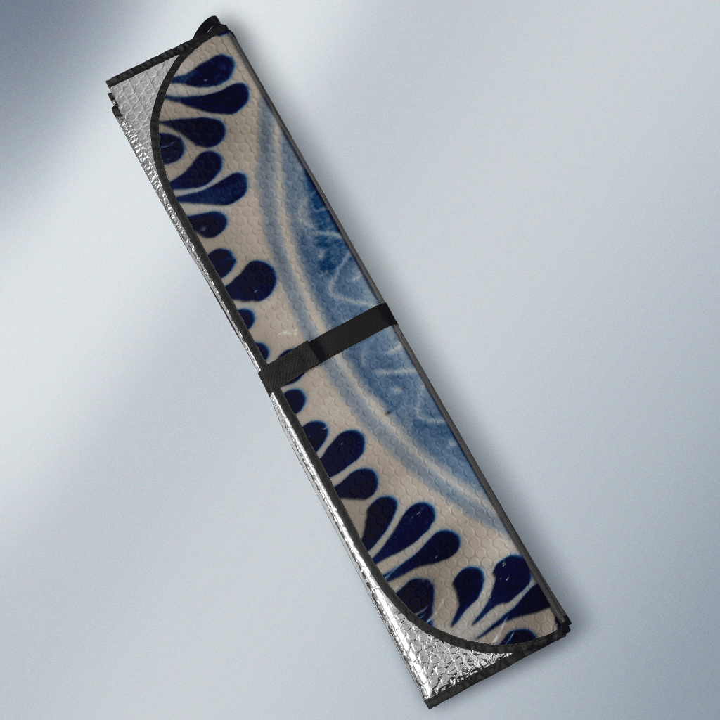 Blue Skull Auto Sun Shade — view 3