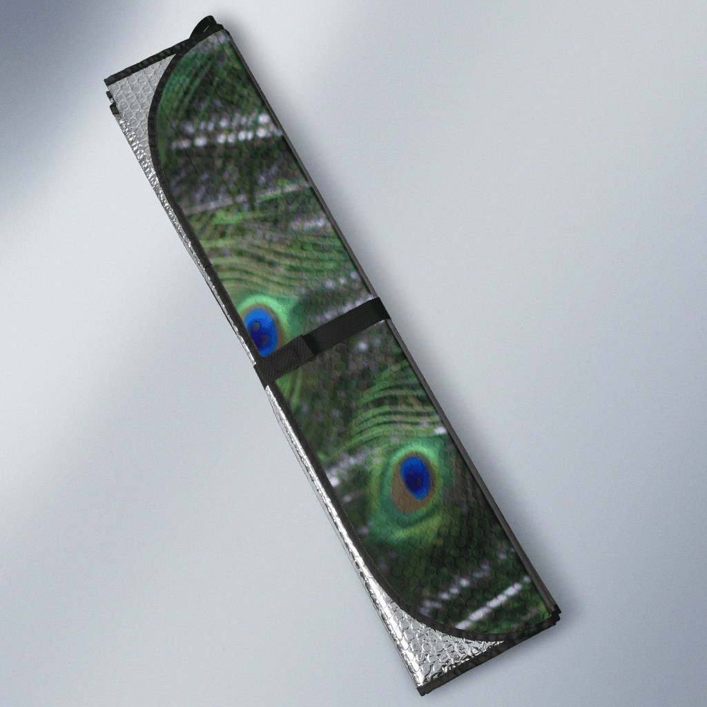 Peacock Auto Sun Shade — view 3