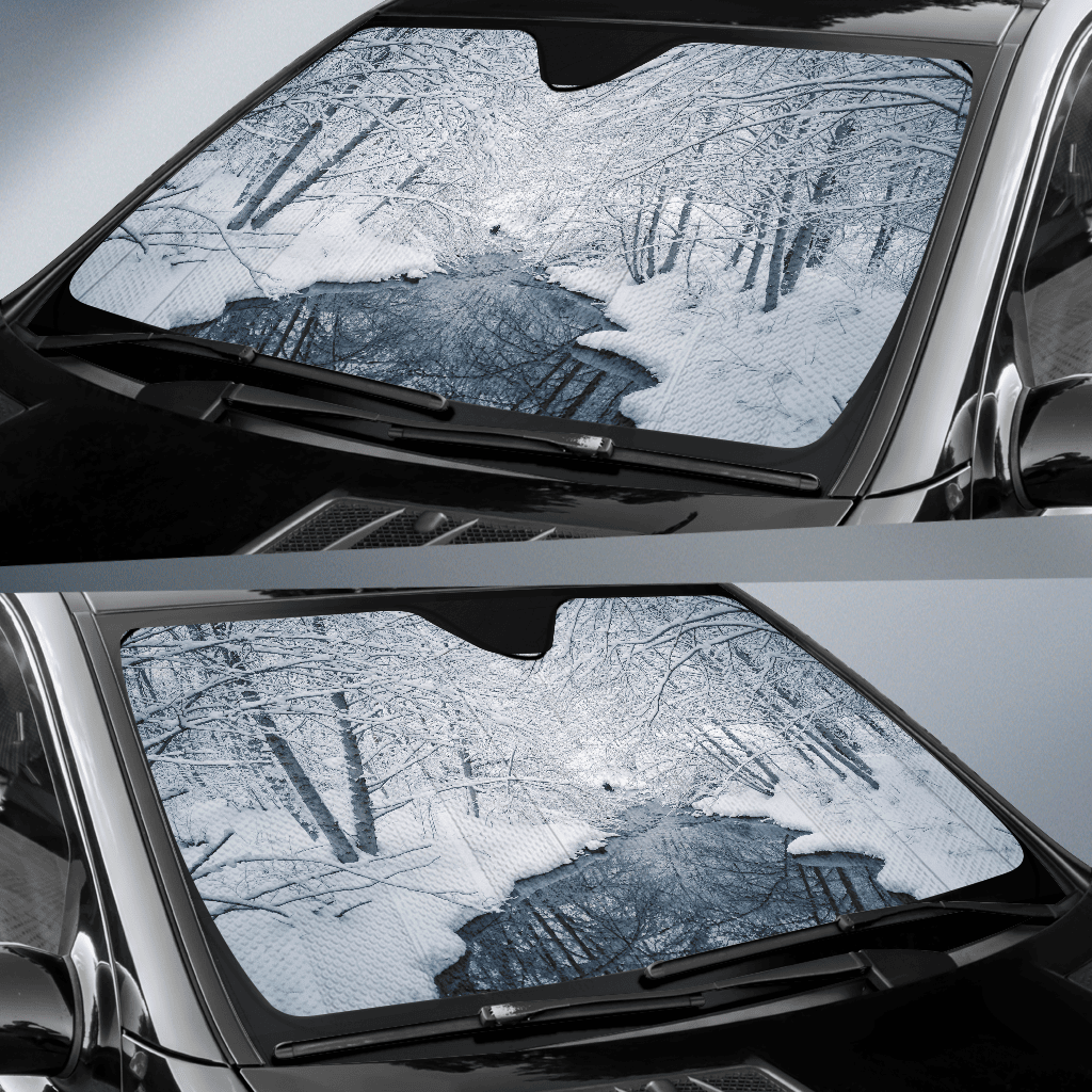 Let It Snow Auto Sun Shade — view 2