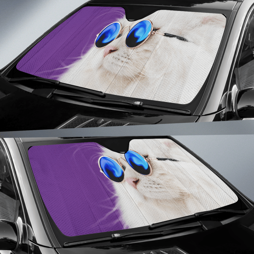 Cat Attitude Auto Sun Shade — view 2
