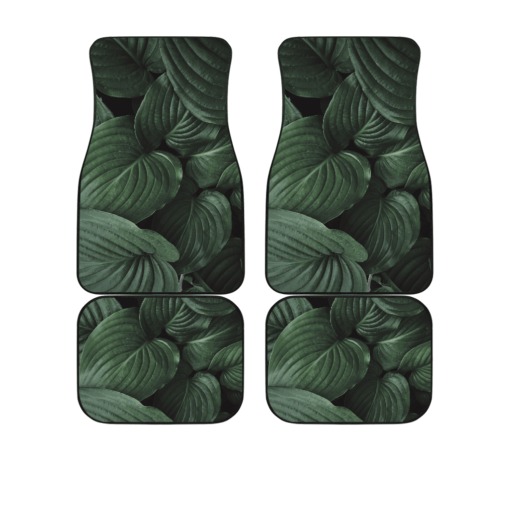 Green Leaves Car Floor Mats
