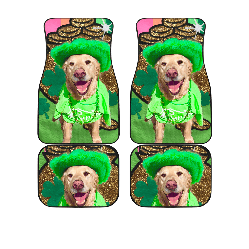 St Patrick Dog Car Floor Mats