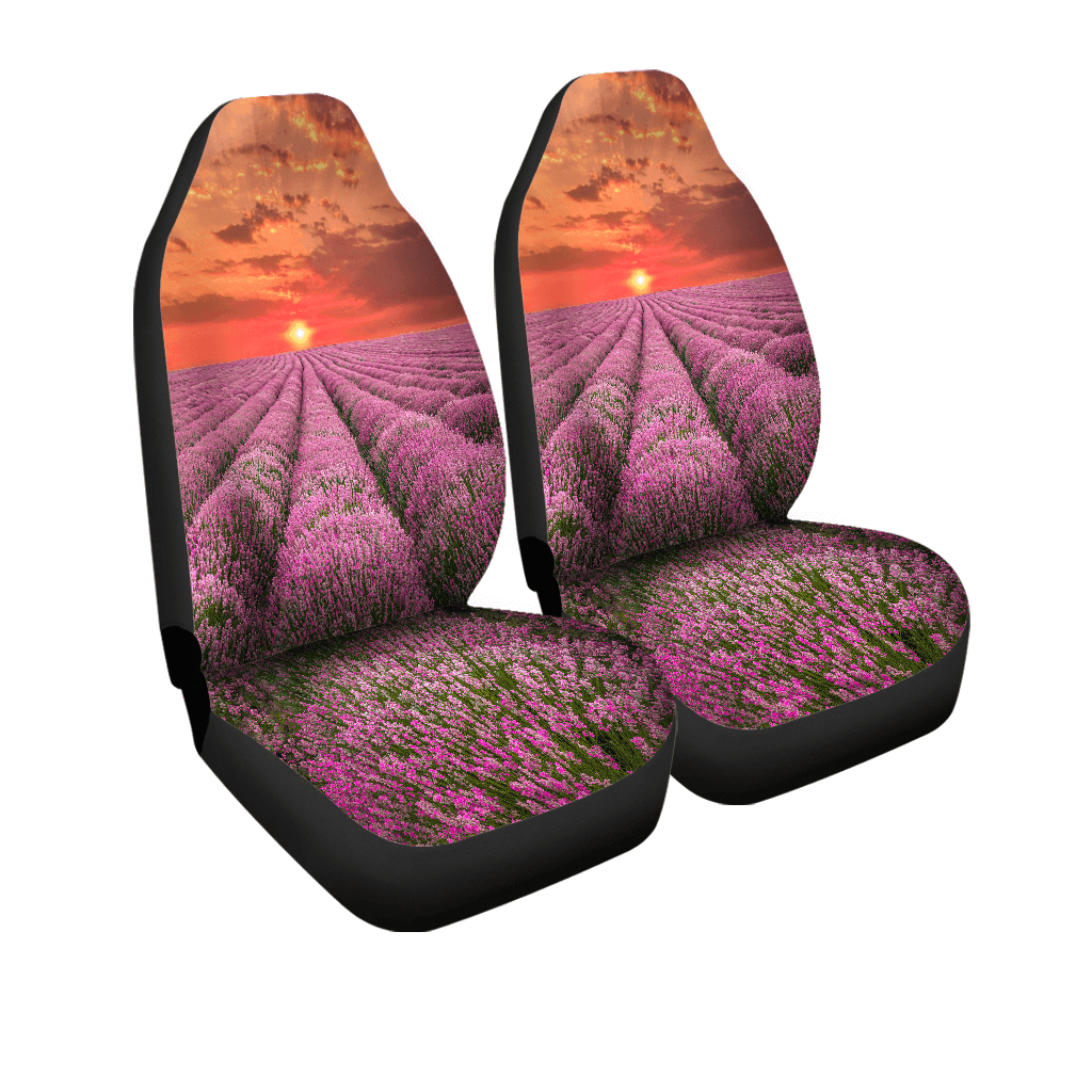 Pink Lavander Car Seat Covers — view 3