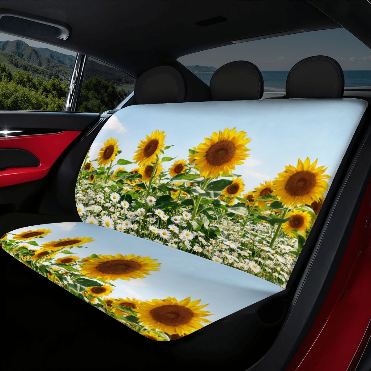Daisies & Sunflowers Car Seat Covers Set — view 4