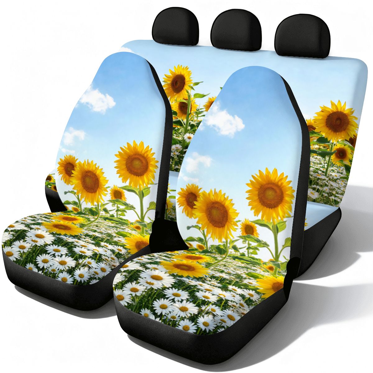 Daisies & Sunflowers Car Seat Covers Set — view 5