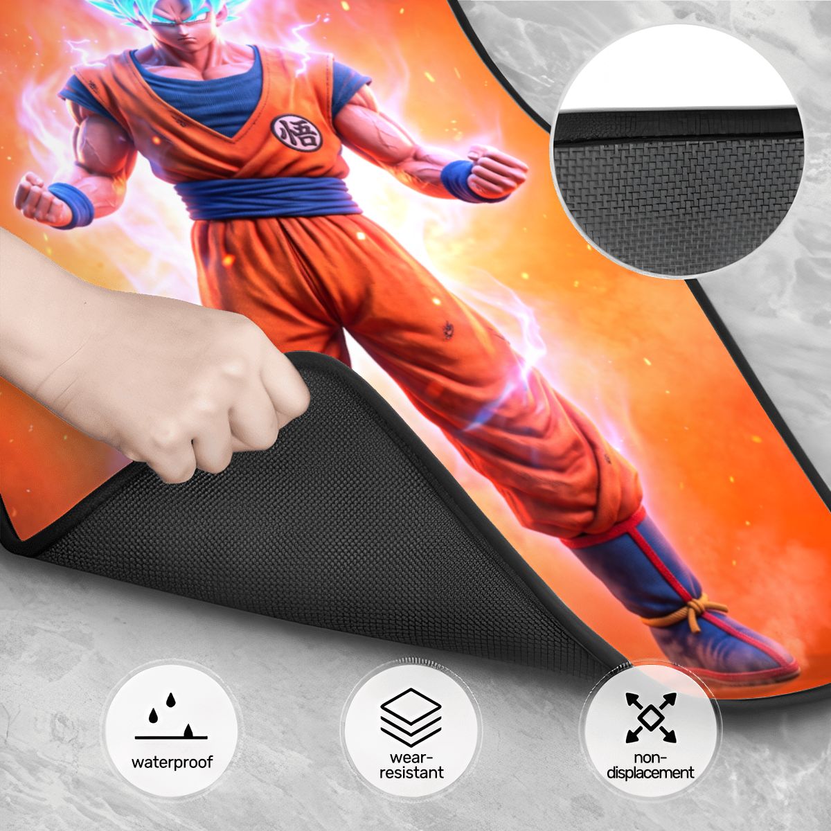 DBZ Anime Car Floor Mats — view 2