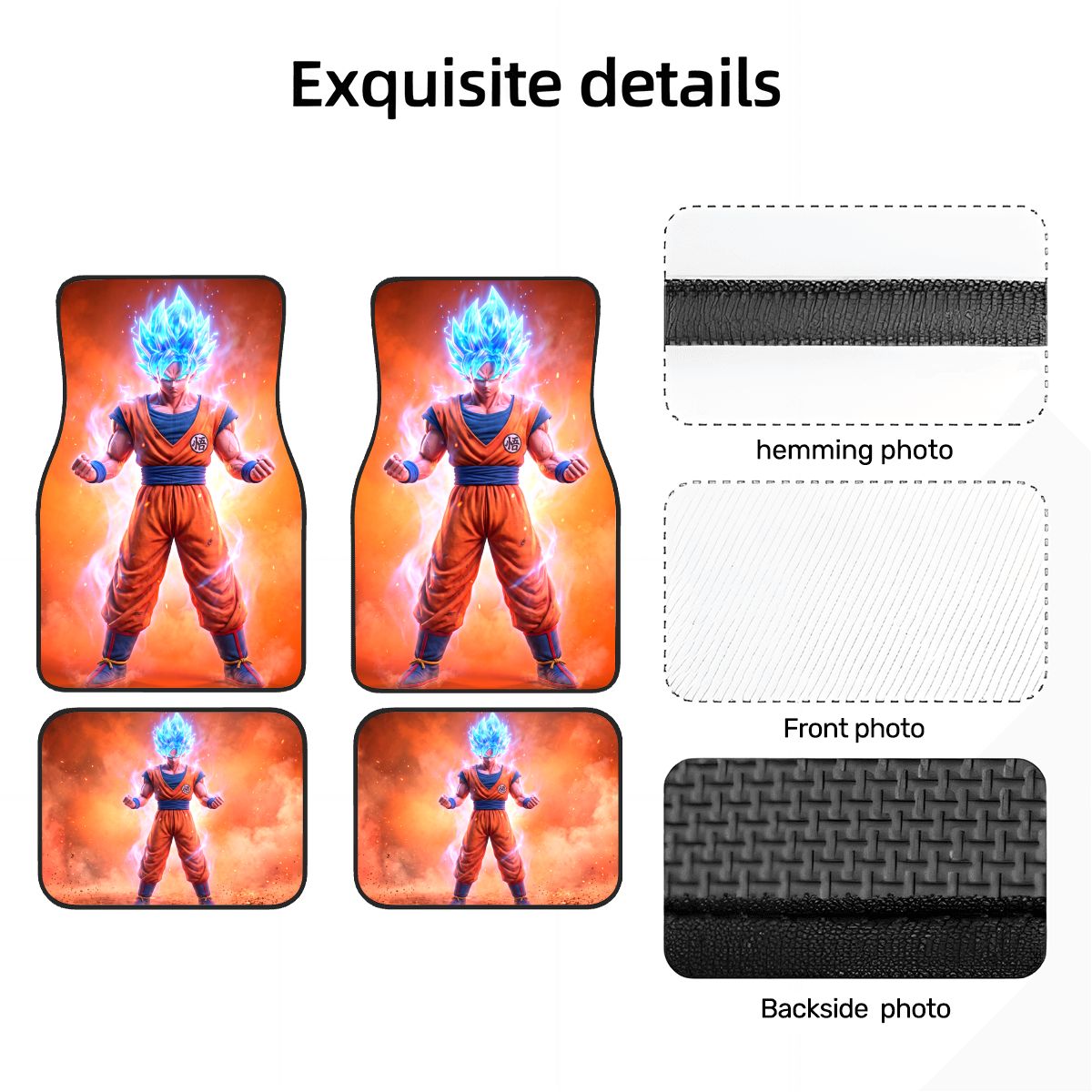 DBZ Anime Car Floor Mats — view 4
