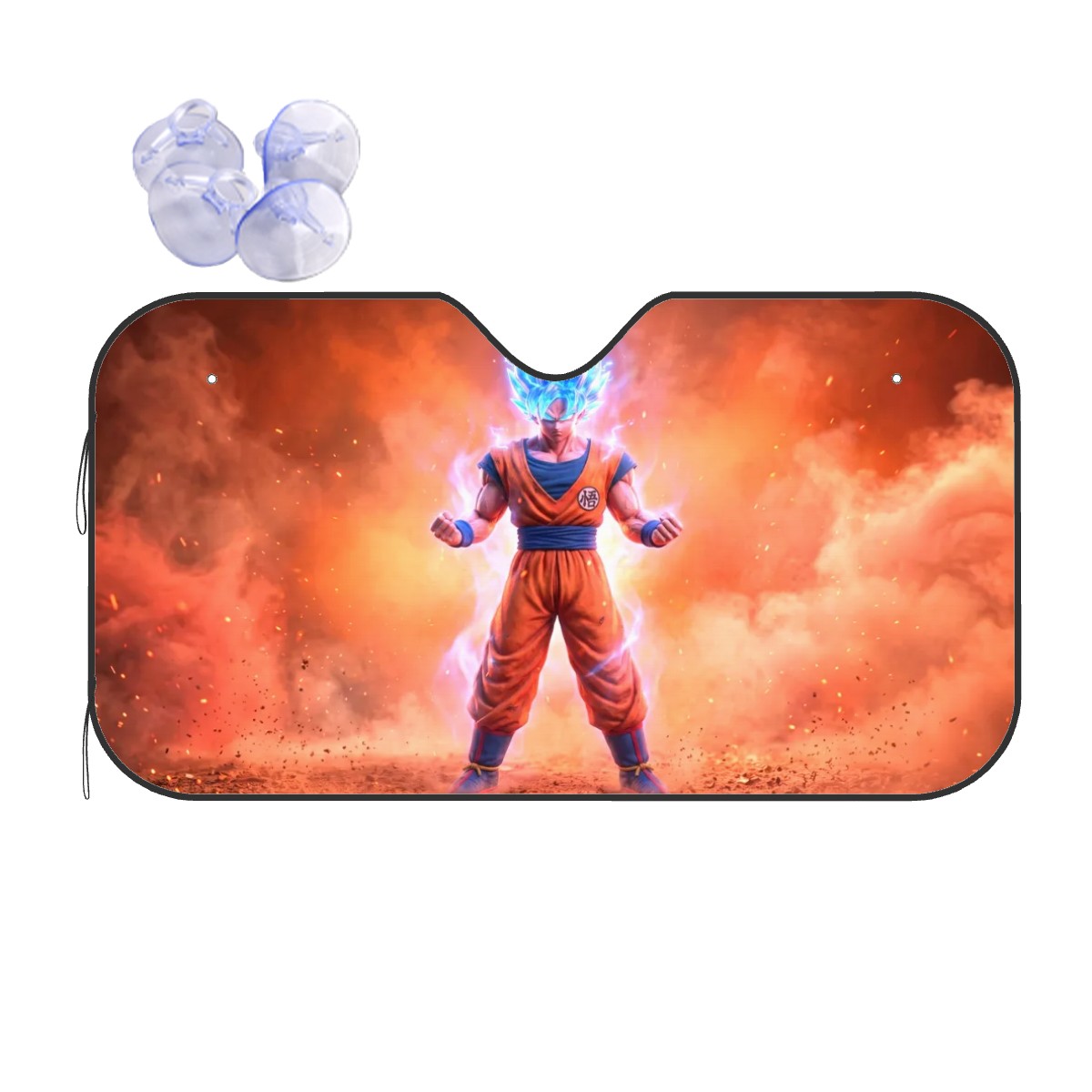 DBZ Anime Car Sun Shade — view 4