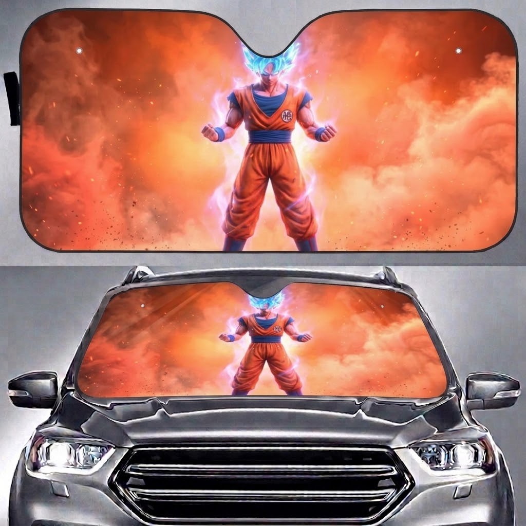 DBZ Anime Car Sun Shade