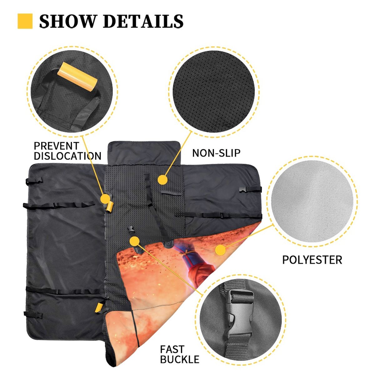 DBZ Anime Dog Car Seat Cover — view 2