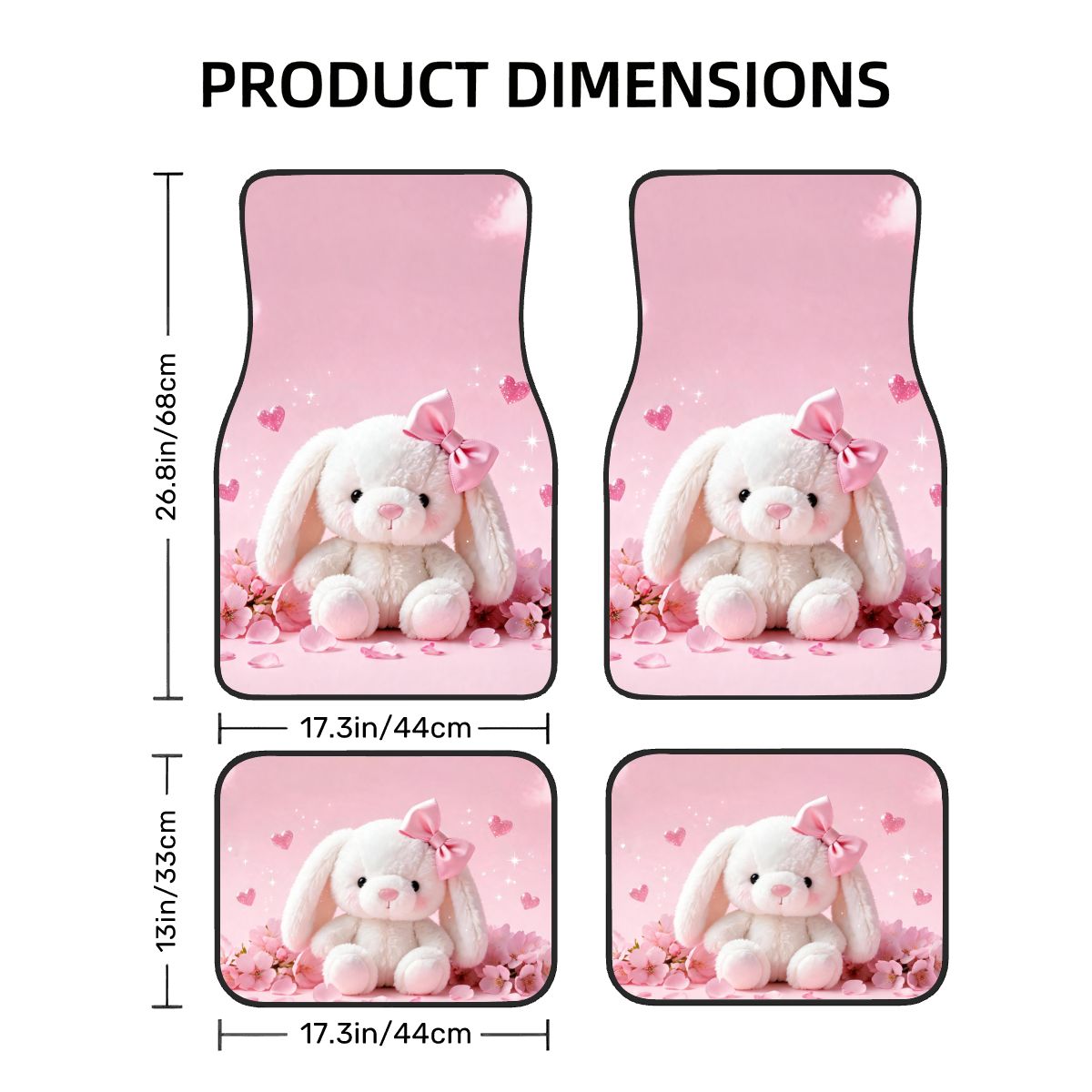 Girly Vibes Car Floor Mats — view 4