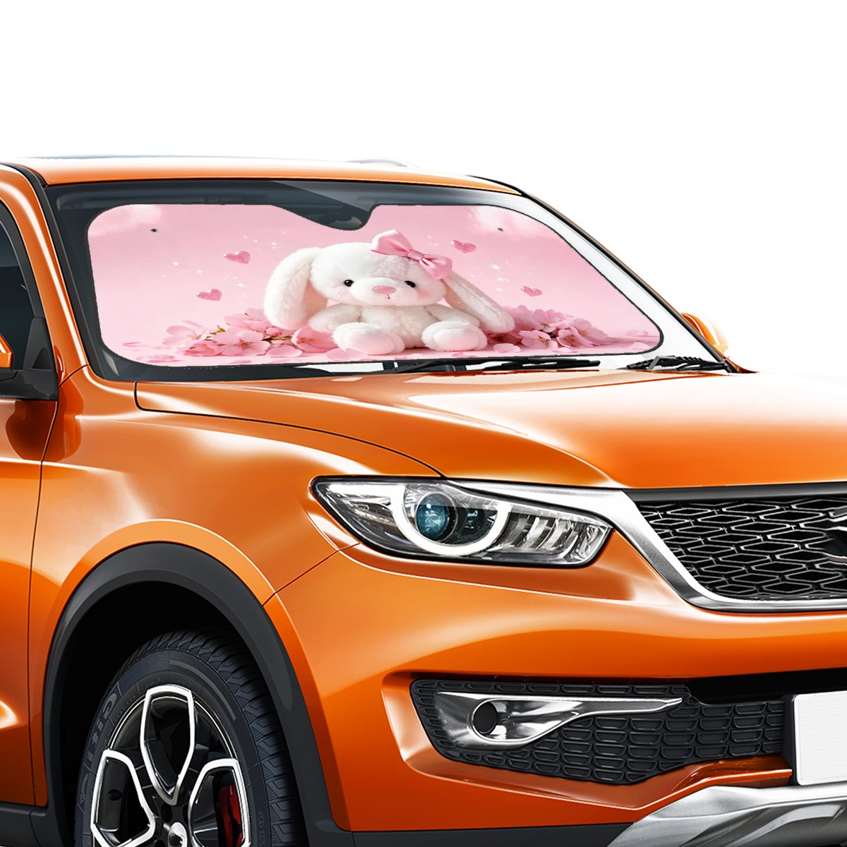 Girly Vibes Car Sun Shade — view 5