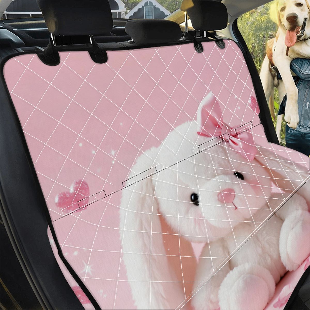 Girly Vibes Dog Car Seat Cover — view 5