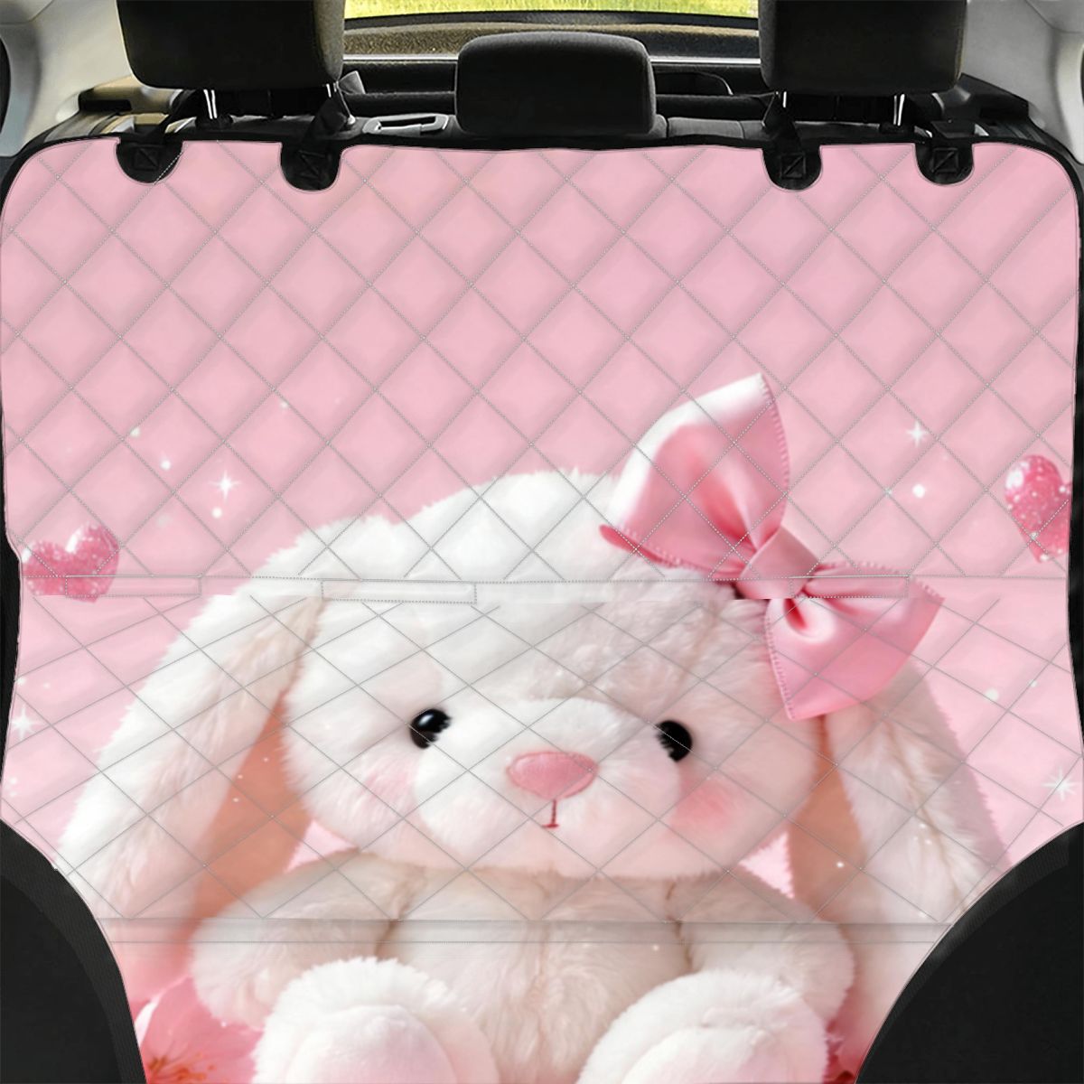 Girly Vibes Dog Car Seat Cover