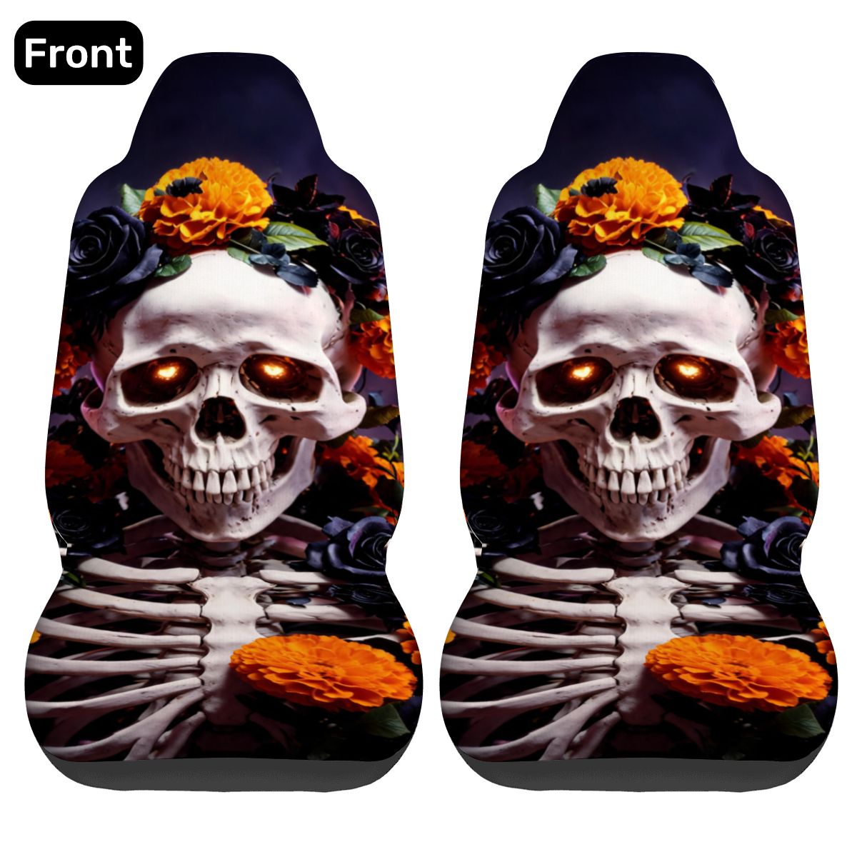 Halloween Flower Car Seat Covers — view 4