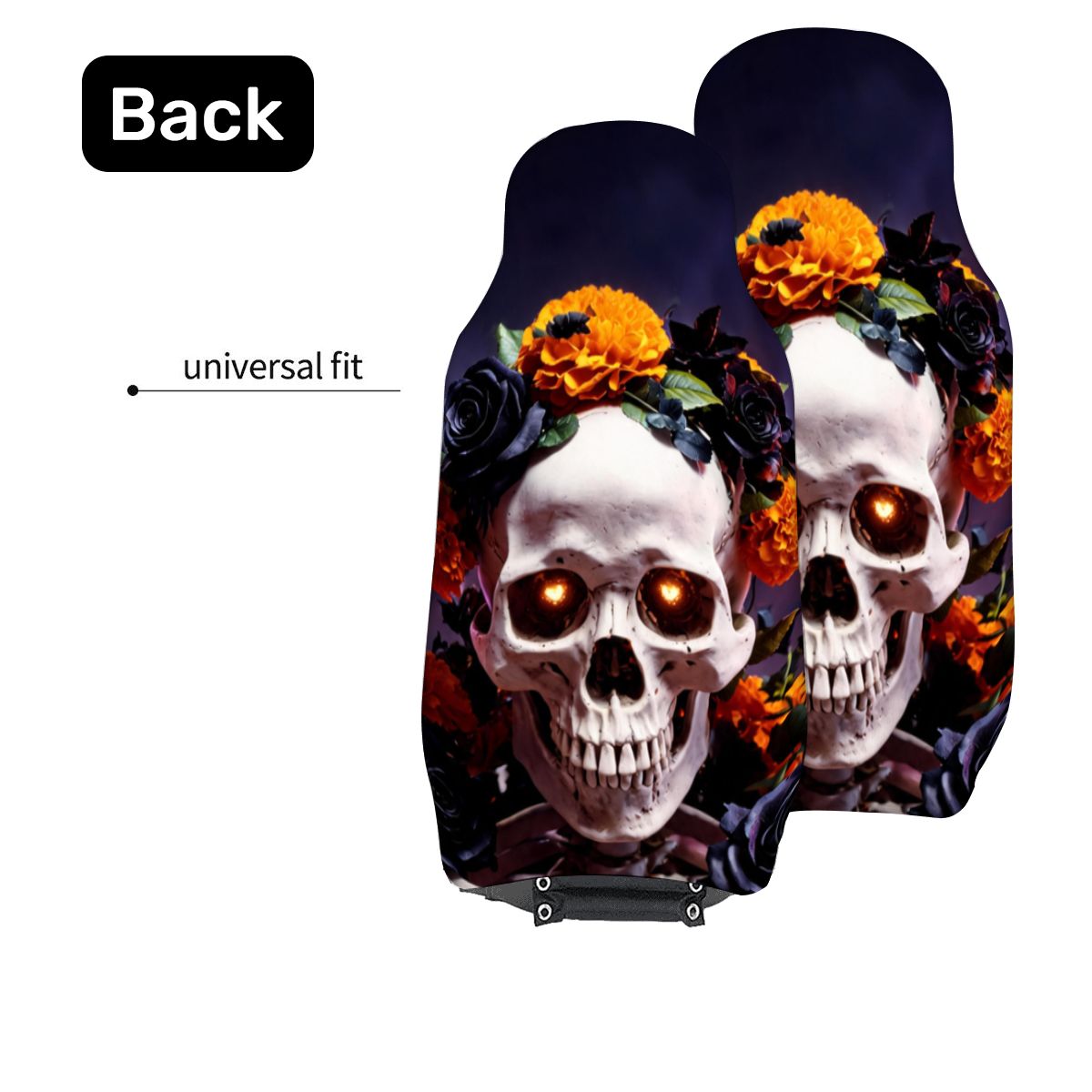 Halloween Flower Car Seat Covers — view 5