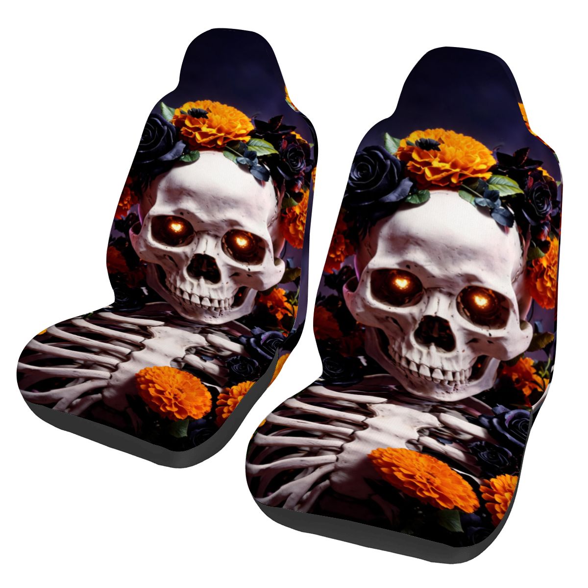 Halloween Flower Car Seat Covers — view 7
