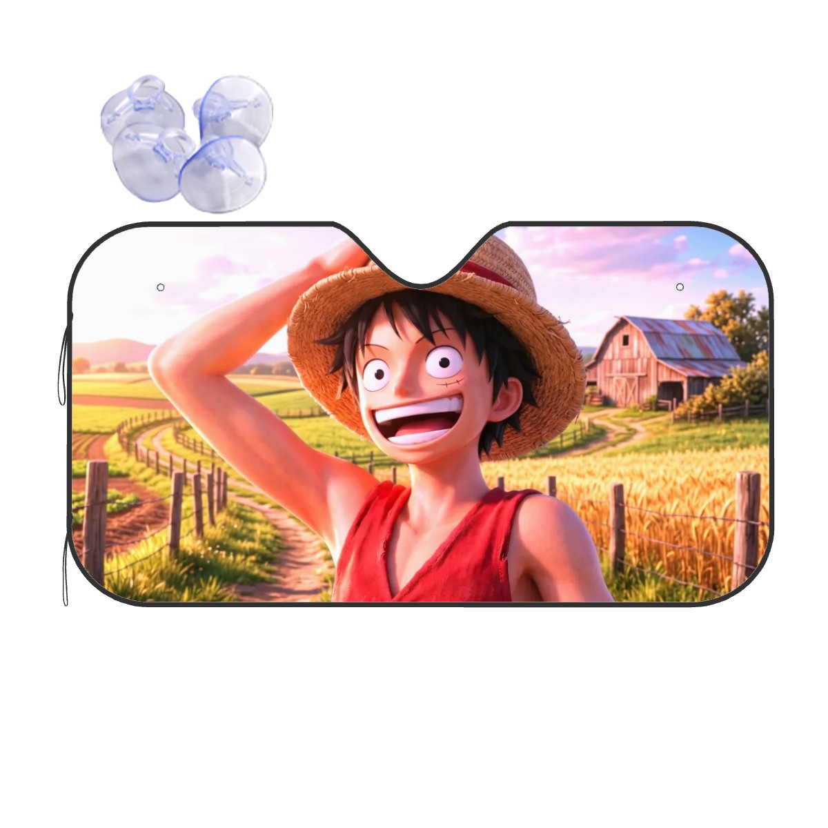 One Piece Car Sun Shade — view 3