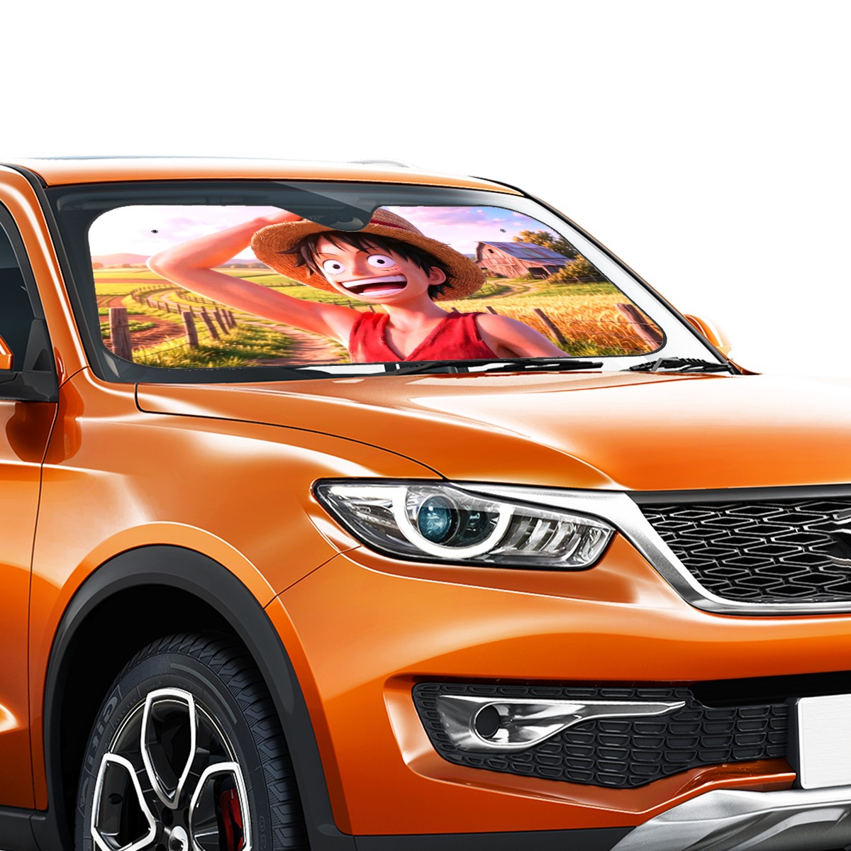 One Piece Car Sun Shade — view 5