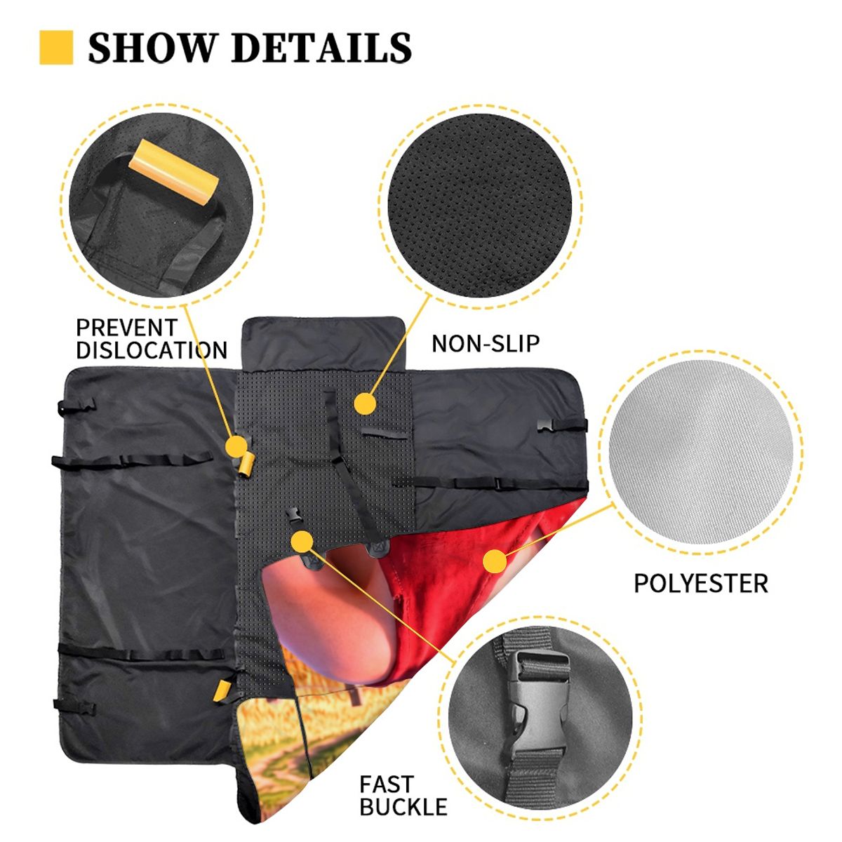 One Piece Dog Car Seat Cover — view 4