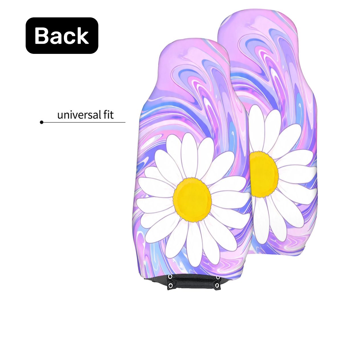 Trippy Daisy Car Seat Covers — view 5
