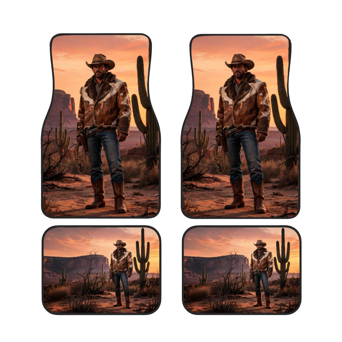 Western Cowboy Car Floor Mats